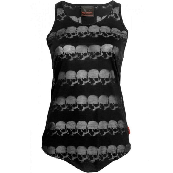 skull vest top